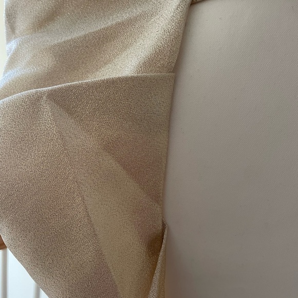 Luxxel Champagne Shimmer Bubble Dress NWT - Picture 12 of 15